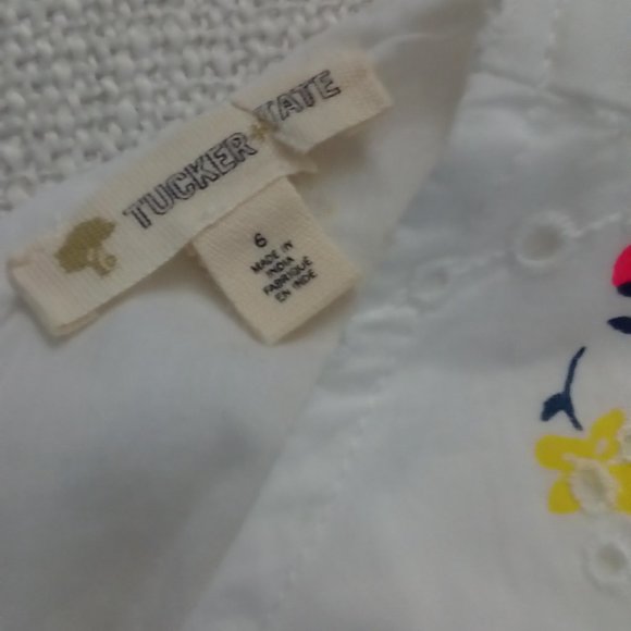 TUCKER AND TATE Print Eyelet Dress - Picture 6 of 7